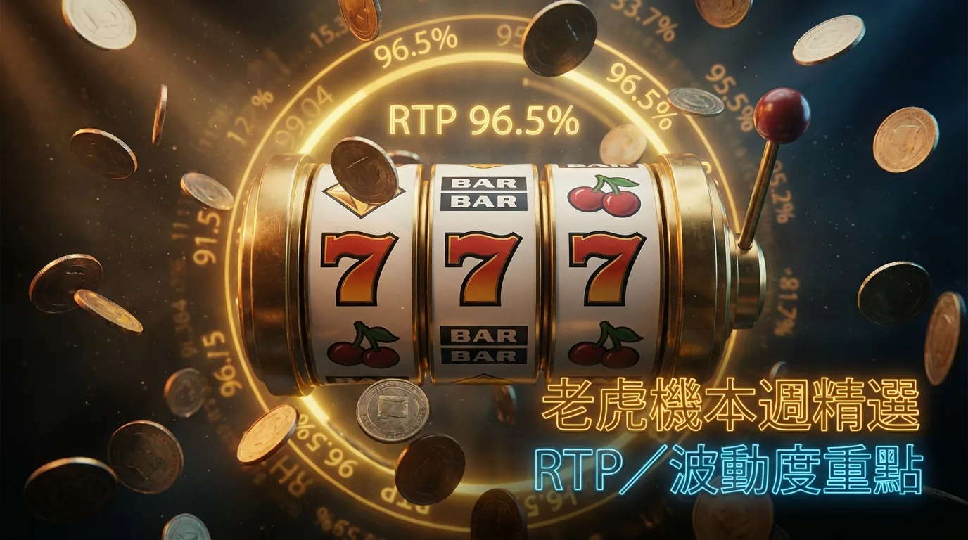 老虎機本週精選機台＋選機三步法｜RTP/波動度重點