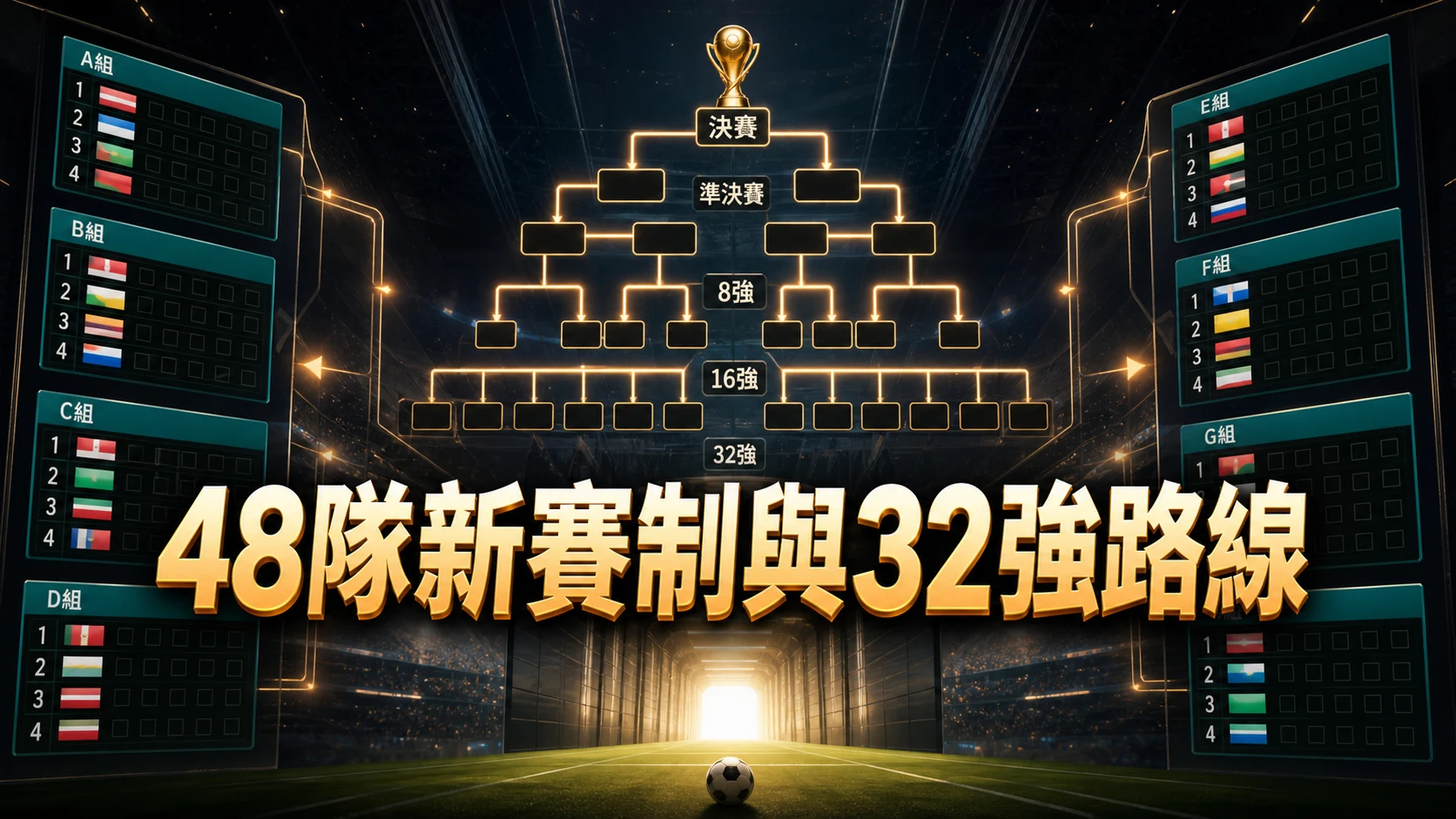 世界盃2026 48隊新賽制與32強路線封面