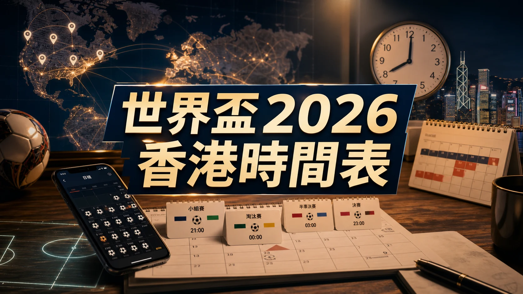 世界盃2026香港時間表封面