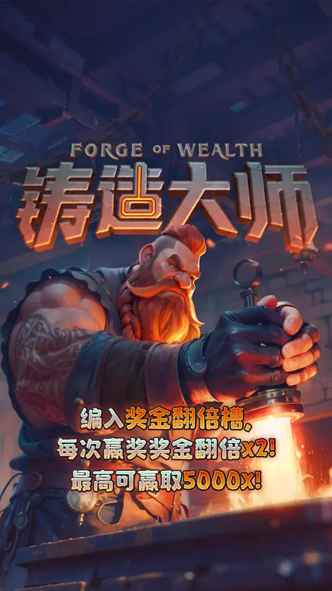 鑄造大師 (Forge of Wealth) | PG SOFT 遊戲介紹 - 官方主視覺
