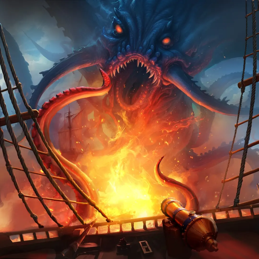 海怪傳說 Kraken Gold Rush 遊戲介紹 - 直向背景